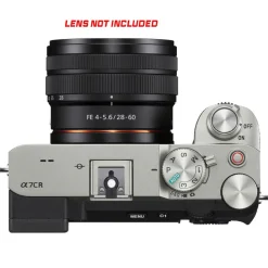 Sony Interchangeable Lens Cameras | Mirrorless Cameras Only | Alpha a7CR Camera Body (Silver)