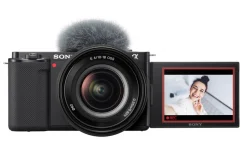Sony Mirrorless Cameras Only | Video Cameras | Alpha ZV-E10 Camera 16-50mm Lens Black BONUS CARD