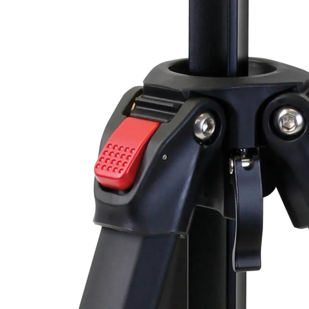 Optex Tripods / Heads | Black Aluminum 5 Section Teleprompter Tripod