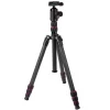 Optex Tripods / Heads | Black 4-Section Pro Carbon Fibre Travel Tripod