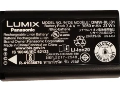 Panasonic Batteries / Chargers / Ac Adapters / Grips | DMWBLJ31 Battery Pack for S1/S1R Cameras