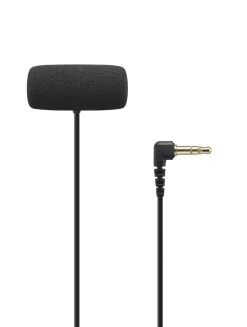 Sony Video Accessories | Microphones / Headphones / Speakers | ECM-LV1 Compact Stereo Lavalier Microphone