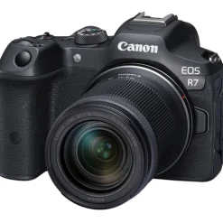 Canon Interchangeable Lens Cameras | Mirrorless Cameras Only | EOS R7 Camera with RF-S 18-150mm Lens BONUS Battery