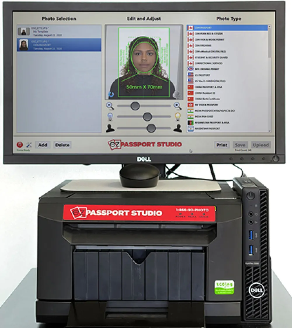 CanadianPassportPhotos Printers : Professional | ezPassport Pro System and ID Studio with media