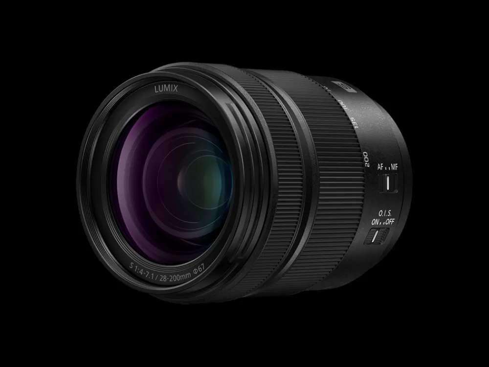 Panasonic Telephoto Zoom | Mirrorless Lenses Only | 28-200 f4-7.1 Lumix S Macro O.I.S. Lens