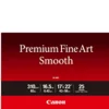 Canon Paper: Photo Quality Sheets | Paper: Specialty | Fine Art Smooth 17x22 Sheets (FA-SM1)