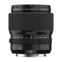 Fujifilm Telephoto Prime | Normal Lens, Adapters & Converters | FUJINON GF80mm F1.7 R WR Lens Black