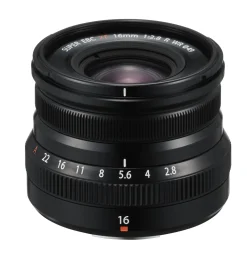 Fujifilm Wide Angle Prime | Mirrorless Lenses Only | FUJINON XF16mm F2.8 R WR Black