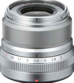 Fujifilm Wide Angle Prime | Mirrorless Lenses Only | FUJINON XF23mm F2 R WR Silver #