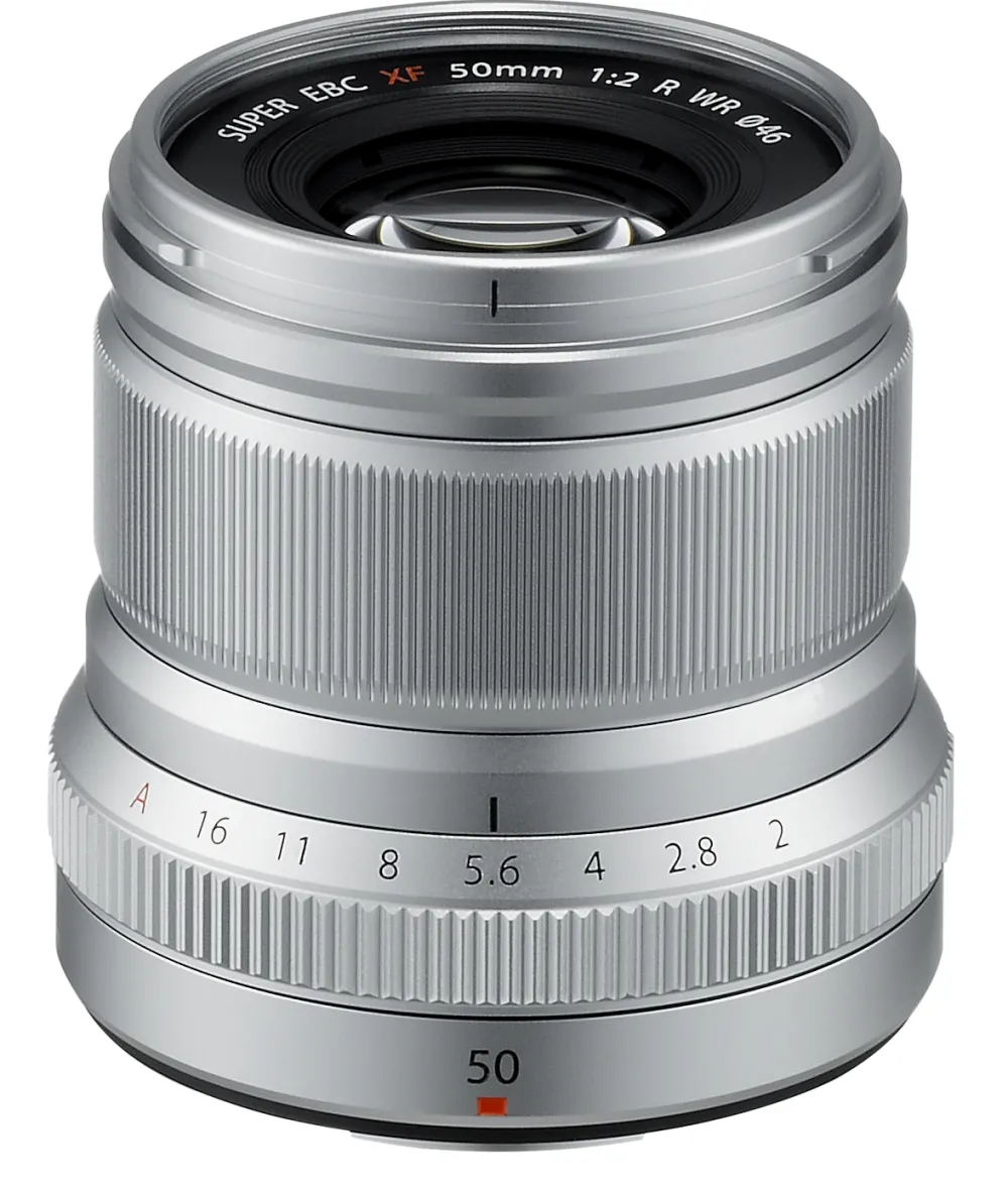 Fujifilm Telephoto Prime | Normal Lens, Adapters & Converters | FUJINON XF50mm F2 R WR Silver