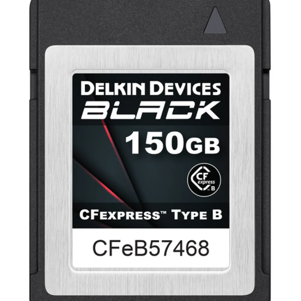 Delkin Cfexpress Memory Cards | 150GB BLACK CFexpress Type B Memory Card