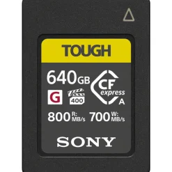 Sony Cfexpress Memory Cards | 640GB CFexpress Type A TOUGH Memory Card