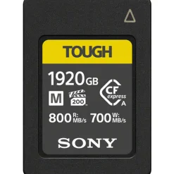 Sony Cfexpress Memory Cards | 1920GB CFexpress Type A TOUGH Memory Card
