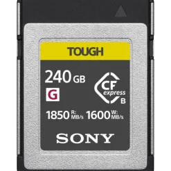 Sony Cfexpress Memory Cards | 240GB CFexpress Type B TOUGH Memory Card