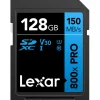 Lexar Sd Secure Digital | 128GB High-Performance 800x PRO UHS-I SDXC Memory Card (BLUE)