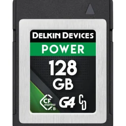 Delkin Cfexpress Memory Cards | 128GB POWER CFexpress Type B Memory Card