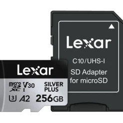 Lexar Sd Secure Digital | 256GB Professional SILVER PLUS UHS-I microSDXC Memory Card