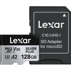 Lexar Sd Secure Digital | 128GB Professional SILVER PLUS UHS-I microSDXC Memory Card