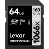 Lexar Sd Secure Digital | 64GB Professional 1066X Silver Series SDXC