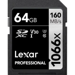 Lexar Sd Secure Digital | 64GB Professional 1066X Silver Series SDXC