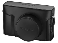 Fujifilm Bags: Compact Camera | LC-X100V Black Leather Camera Case