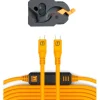 TETHER TOOLS Cables / Cords / Remotes | LeverLock & Cable Kit USB-C to USB-C 15' (4.6m) Straight - Straight