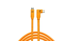 TETHER TOOLS Cables / Cords / Remotes | LeverLock & Cable Kit USB-C to USB-C 15' (4.6m) Straight to Right