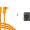 TETHER TOOLS Cables / Cords / Remotes | LeverLock & Cable Kit USB-C to USB-C 15' (4.6m) Right to Right