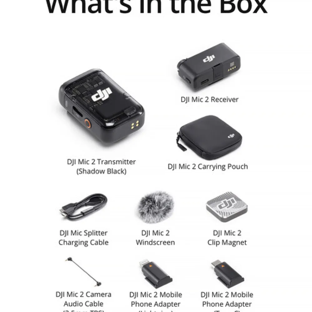 DJi Microphones / Headphones / Speakers | Mic 2 Compact Digital Wireless Microphone System