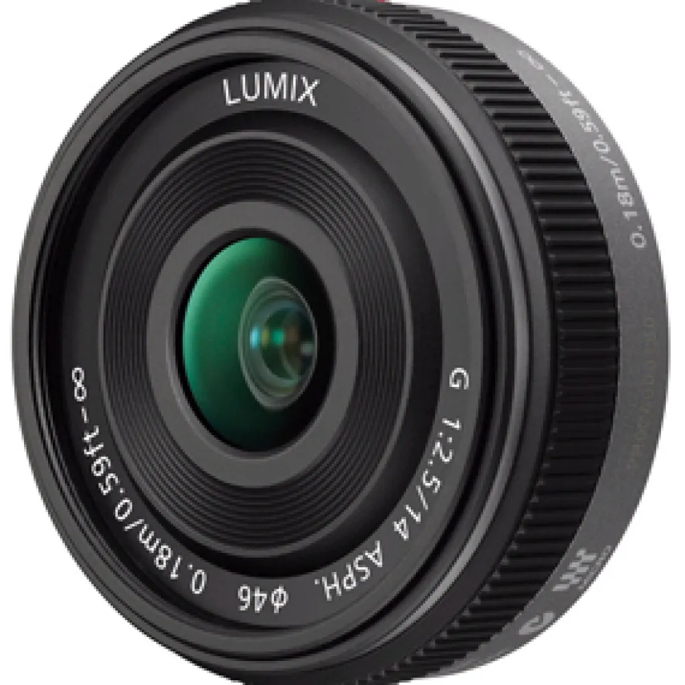 Panasonic Wide Angle Prime | Mirrorless Lenses Only | 14mm f2.5 ASPH Lumix G Lens