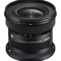 Sigma Wide Angle Zoom | Mirrorless Lenses Only | 10-18mm f/2.8 DC DN Contemporary Lens (Canon-RF-S)