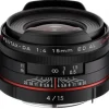 Pentax Wide Angle Prime | 15mm f4 HD DA ED AL Lens Black