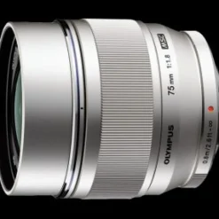 OM System Telephoto Prime | Mirrorless Lenses Only | 75mm f1.8 M.Zuiko Digital Lens Silver