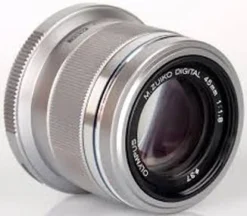 OM System Normal Lens, Adapters & Converters | Mirrorless Lenses Only | 45mm f1.8 M.Zuiko Digital Lens Silver