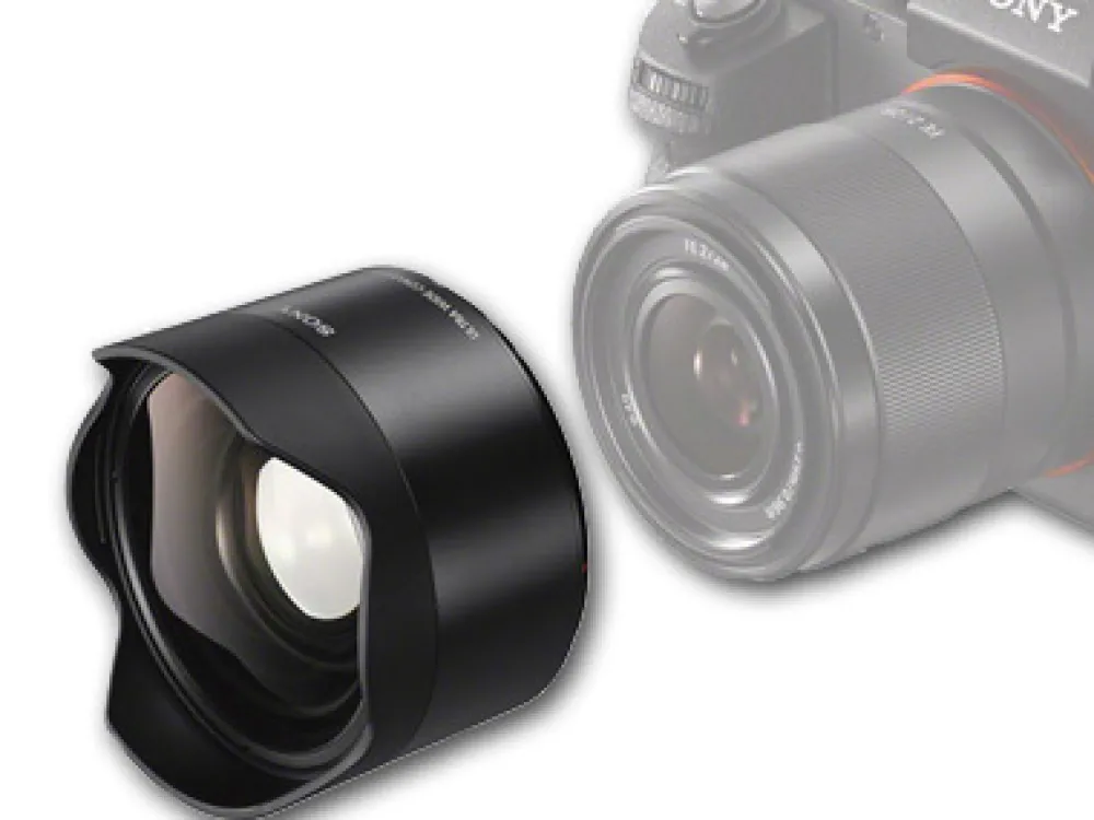 Sony Normal Lens, Adapters & Converters | Mirrorless Lenses Only | 21mm Ultra-Wide Conversion Lens/FE 28mm f2 Lens