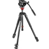 Manfrotto Tripods / Heads | MT190X3 Aluminum Tripod with 500 Fluid Head