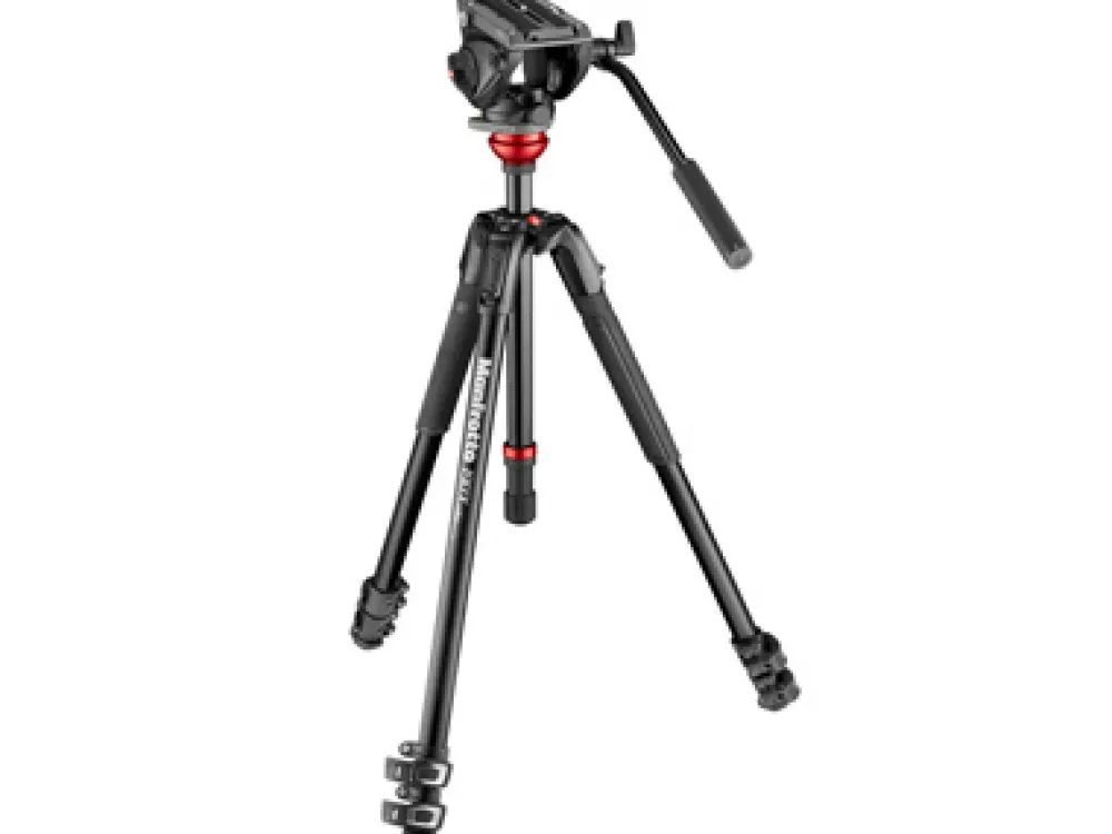 Manfrotto Tripods / Heads | MT190X3 Aluminum Tripod with 500 Fluid Head