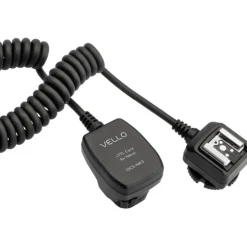 VELLO Flash Accessories | Off-Camera TTL Flash Cord for Nikon Cameras 3ft