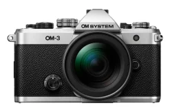 OM System Interchangeable Lens Cameras | Mirrorless Cameras Only | OM-3 Mirrorless Camera Body with 12-45mm f4 PRO lens