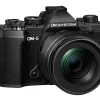 OM System Interchangeable Lens Cameras | Mirrorless Cameras Only | OM-5 Mirrorless Camera with 12-45 lens Black +BLS-50 Battery + Lexar 128GB 1667x