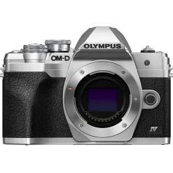OM System Interchangeable Lens Cameras | Mirrorless Cameras Only | OM-D E-M10 Mark IV Silver REFURBISHED