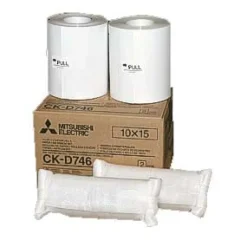 Mitsubishi Dye Sub Media | Paper and Ribbon for CPD70DW Printer 4X6 - 800