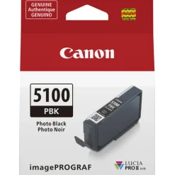 Canon Ink: Pro Printers | PFI-5100 LUCIA PRO II Photo Black Ink Tank (14.4mL)