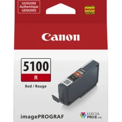 Canon Ink: Pro Printers | PFI-5100 LUCIA PRO II Red Ink Tank (14.4mL)