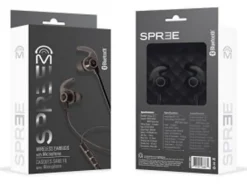 Mental Beats Microphones / Headphones / Speakers | Spree Bluetooth Earbuds Black