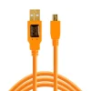 TETHER TOOLS Cables / Cords / Remotes | Cables / Cords / Remotes | TetherPro USB 2.0 to Mini-B 5-Pin ORANGE