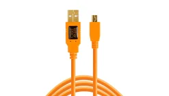 TETHER TOOLS Cables / Cords / Remotes | Cables / Cords / Remotes | TetherPro USB 2.0 to Mini-B 5-Pin ORANGE