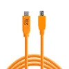 TETHER TOOLS Cables / Cords / Remotes | Cables / Cords / Remotes | TetherPro USB-C to 2.0 Mini-B 5-Pin ORANGE