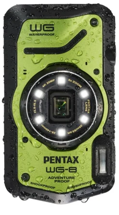 Ricoh Point And Shoot Cameras | WG-8 Camera Green