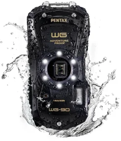 Ricoh Point And Shoot Cameras | WG-90 5X Zoom Black